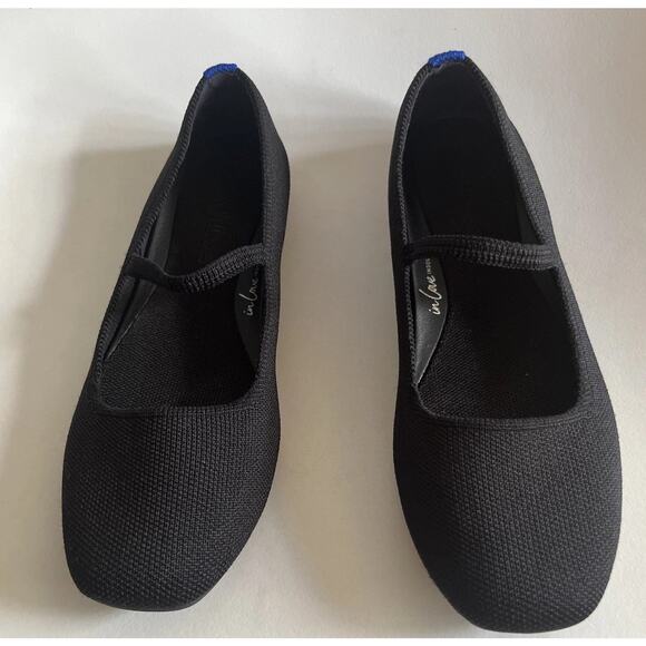 Rothy’s The Max Square Mary Jane Size 6 Black - Picture 6 of 16